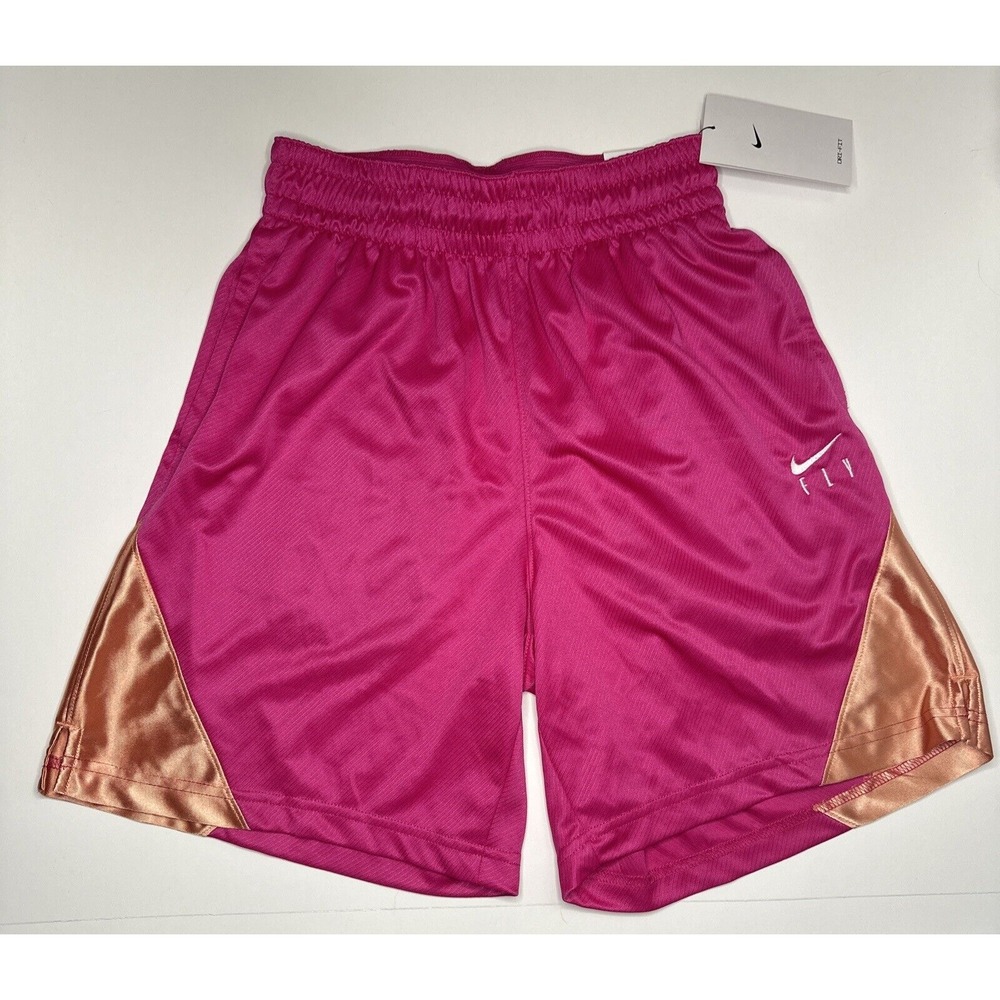 Nike Basketball Shorts Womens XS Pink ISoFly Dri Fit Loose Fit DH7363-621 New